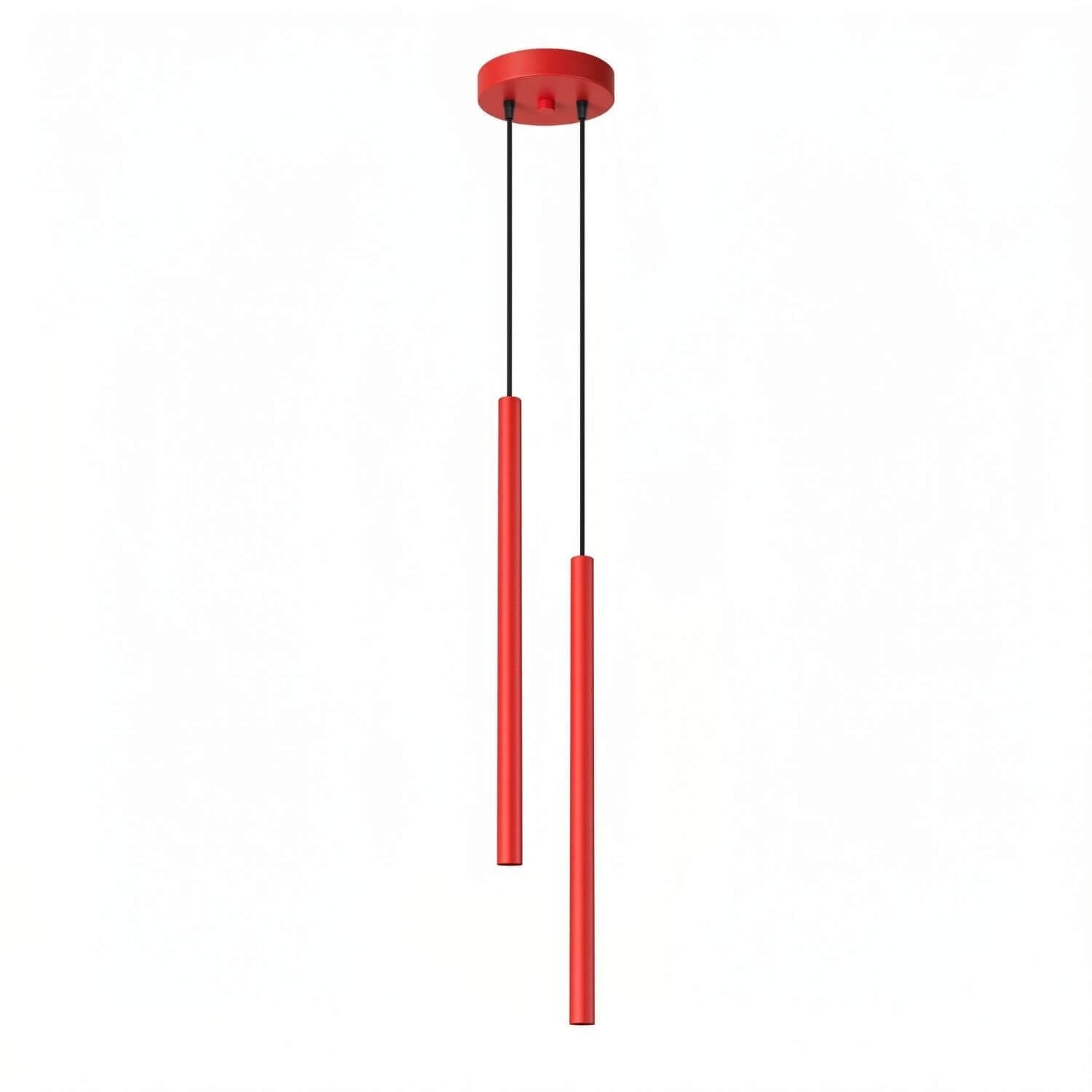 Sollux Lighting Pastelo závěsné svítidlo 2x8 W červená SL.2142