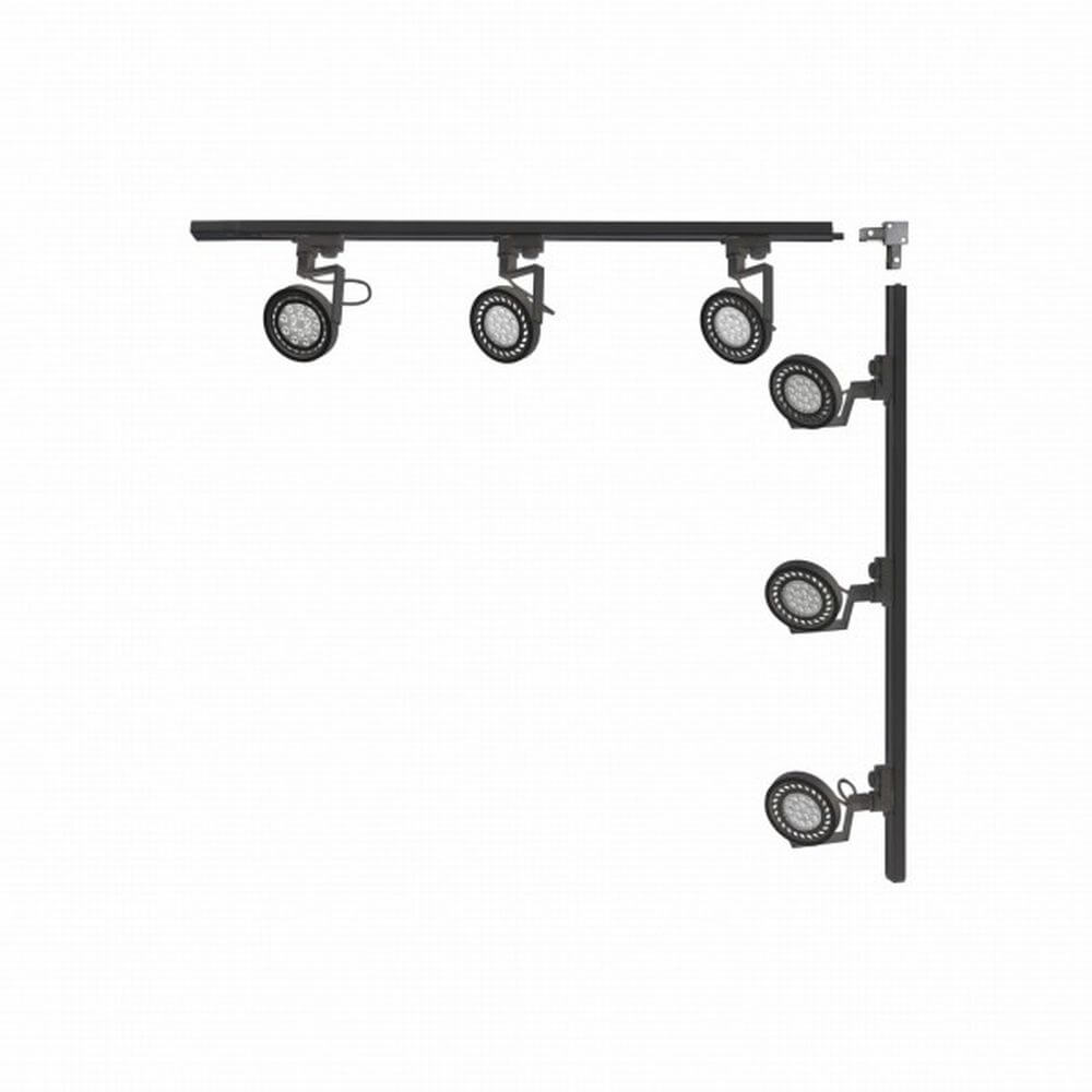 Zuma Line Black sada kolejnic s reflektory 6x15 W černá 3579