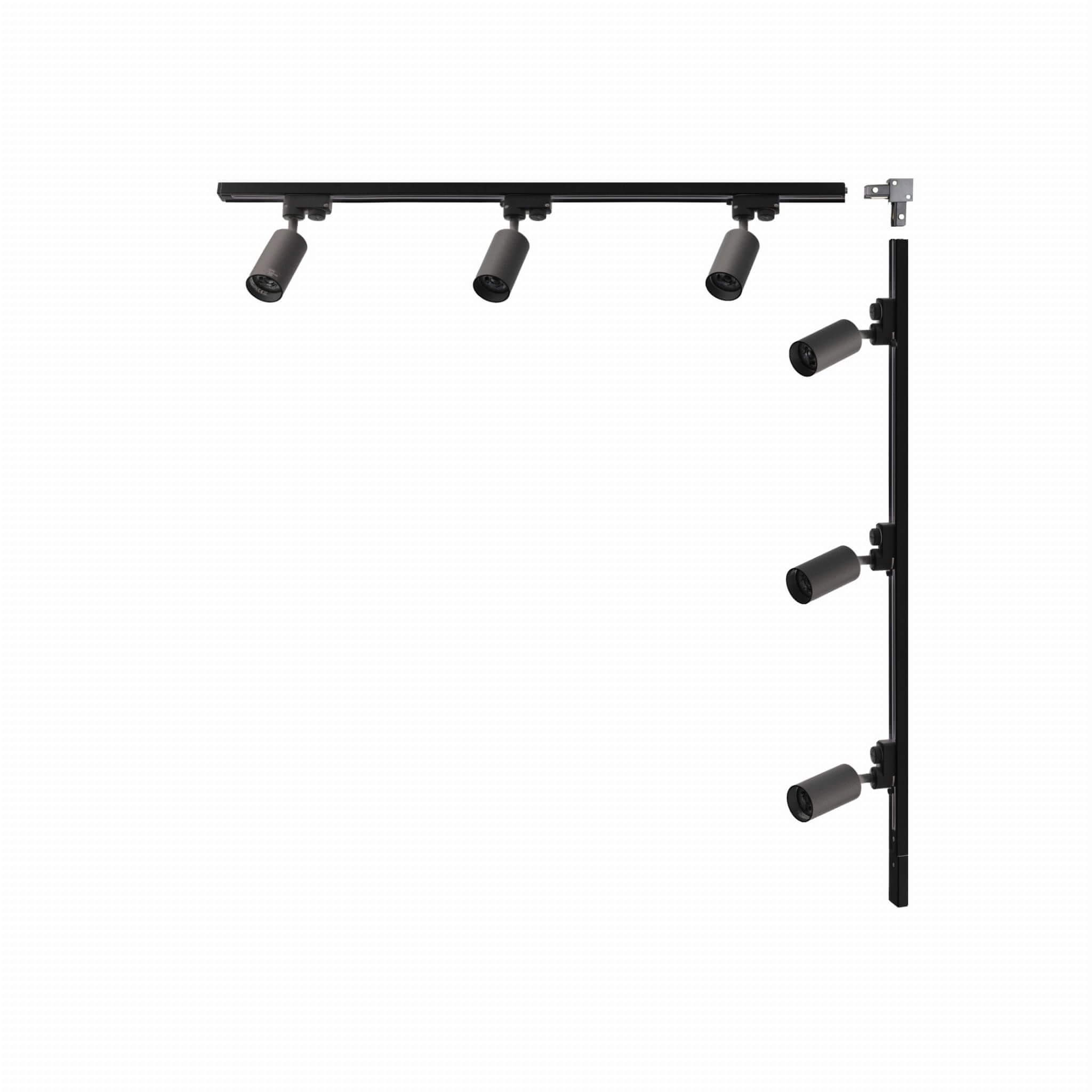 Zuma Line Black sada kolejnic s reflektory 6x35 W černá 3562
