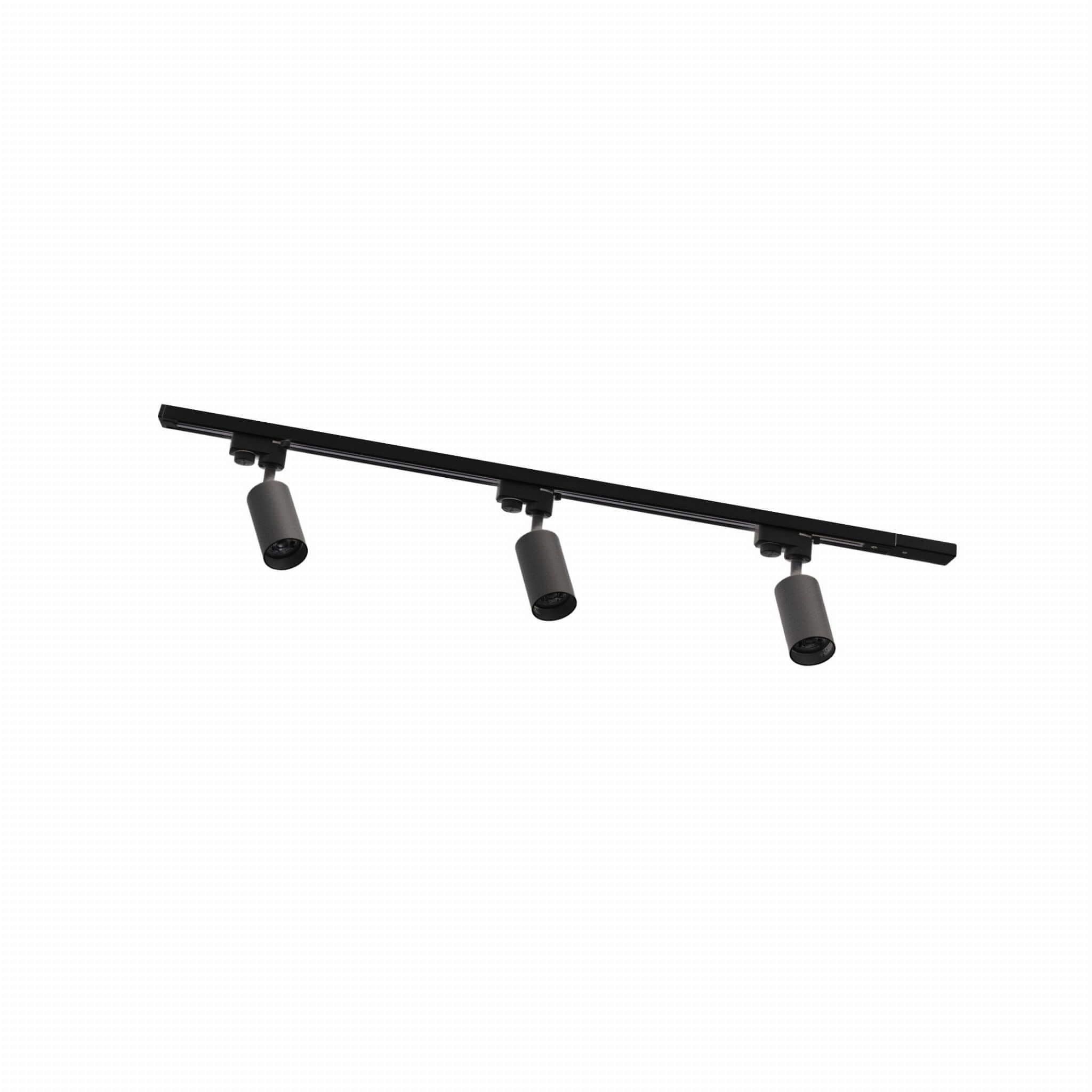 Zuma Line Black sada kolejnic s reflektory 3x35 W černá 3551