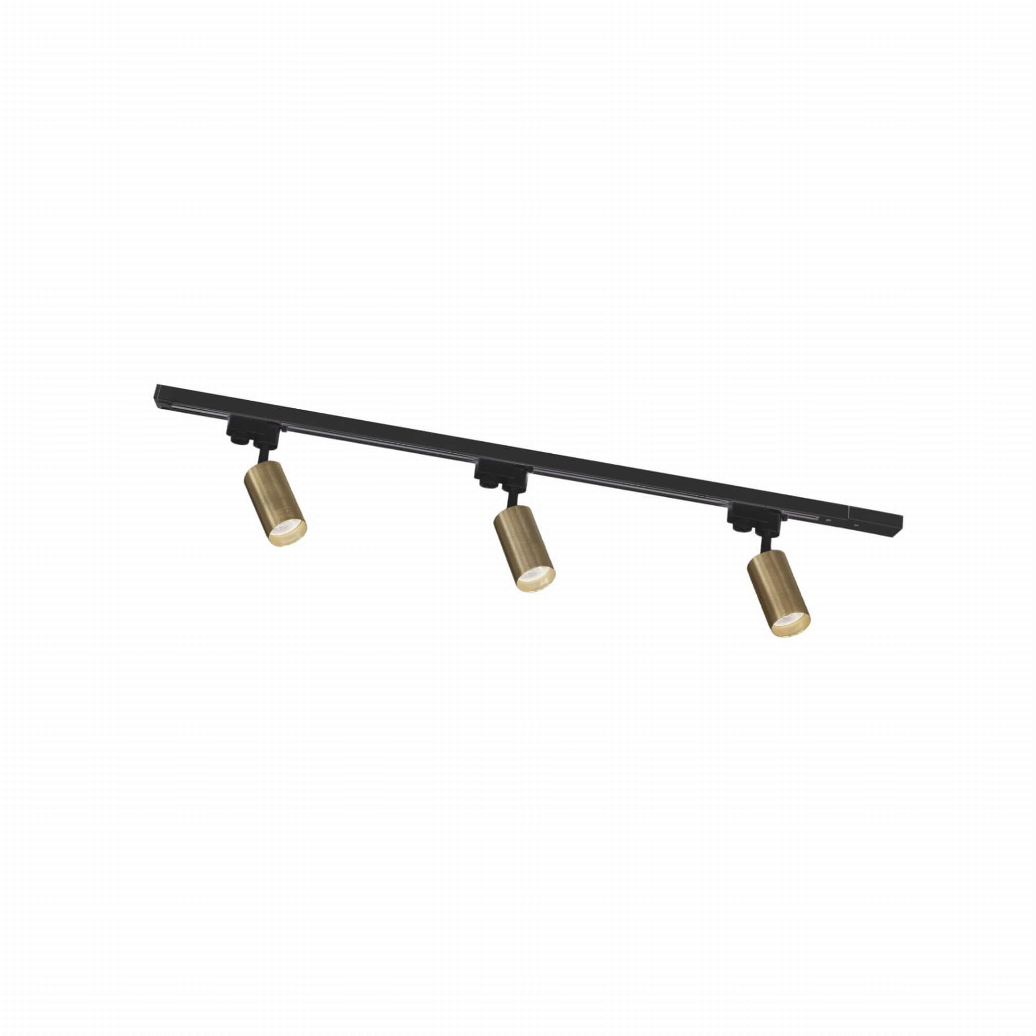 Zuma Line Black sada kolejnic s reflektory 3x35 W černá-zlatá 3552