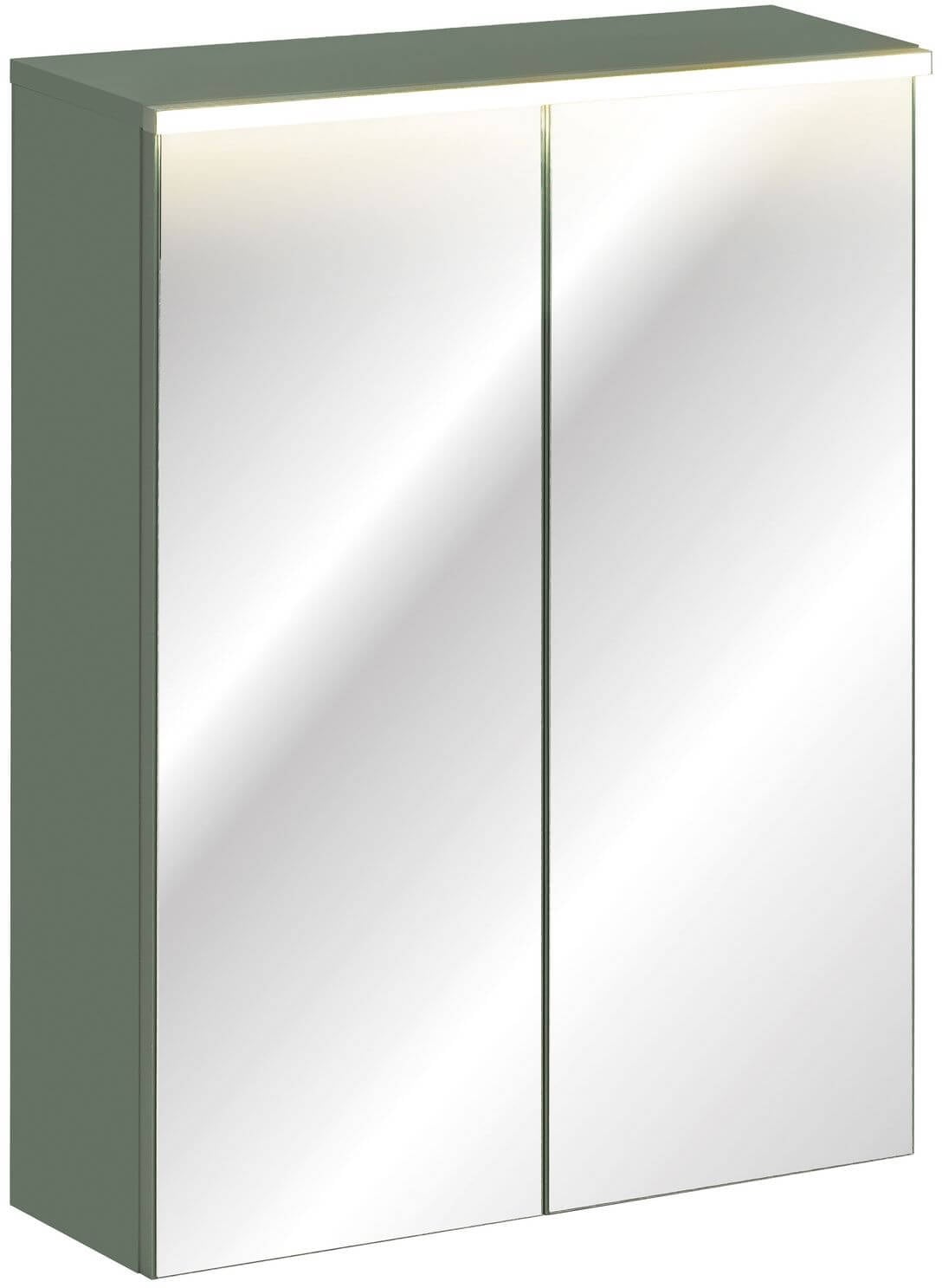 Comad Sombra Green skříňka 60x19x78 cm se zrcadlem zelená GREEN UN 84-60-2D