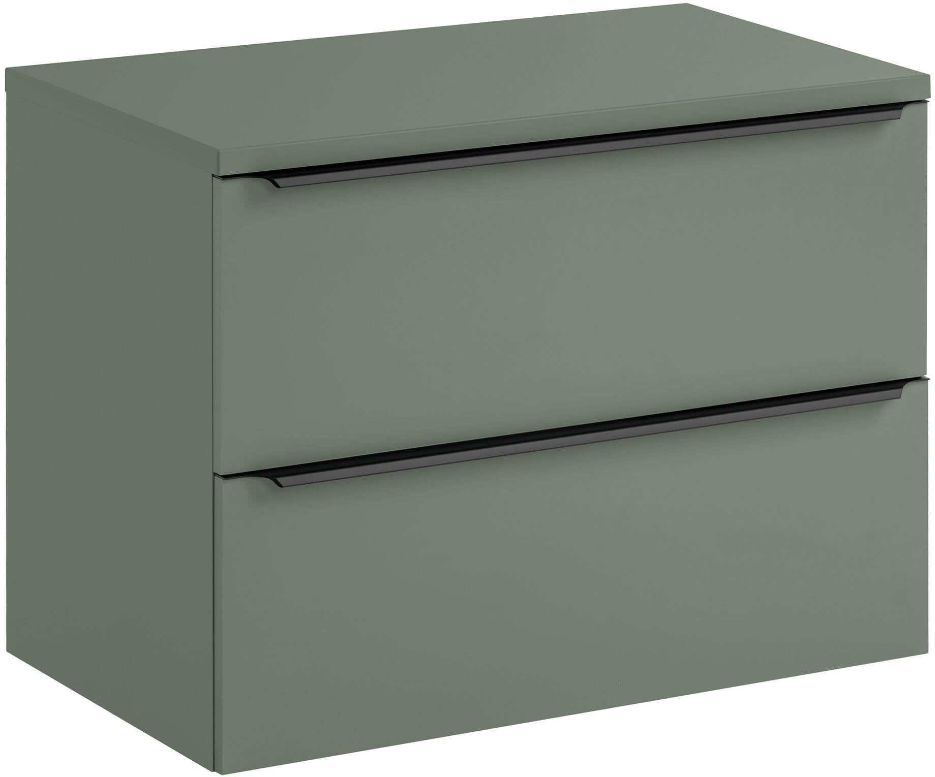 Sada skříňka Comad Sombra Green SOMBRA GREEN 82-80-46-2S, deska na skříňku Comad Sombra Green GREEN 89-80-46 M