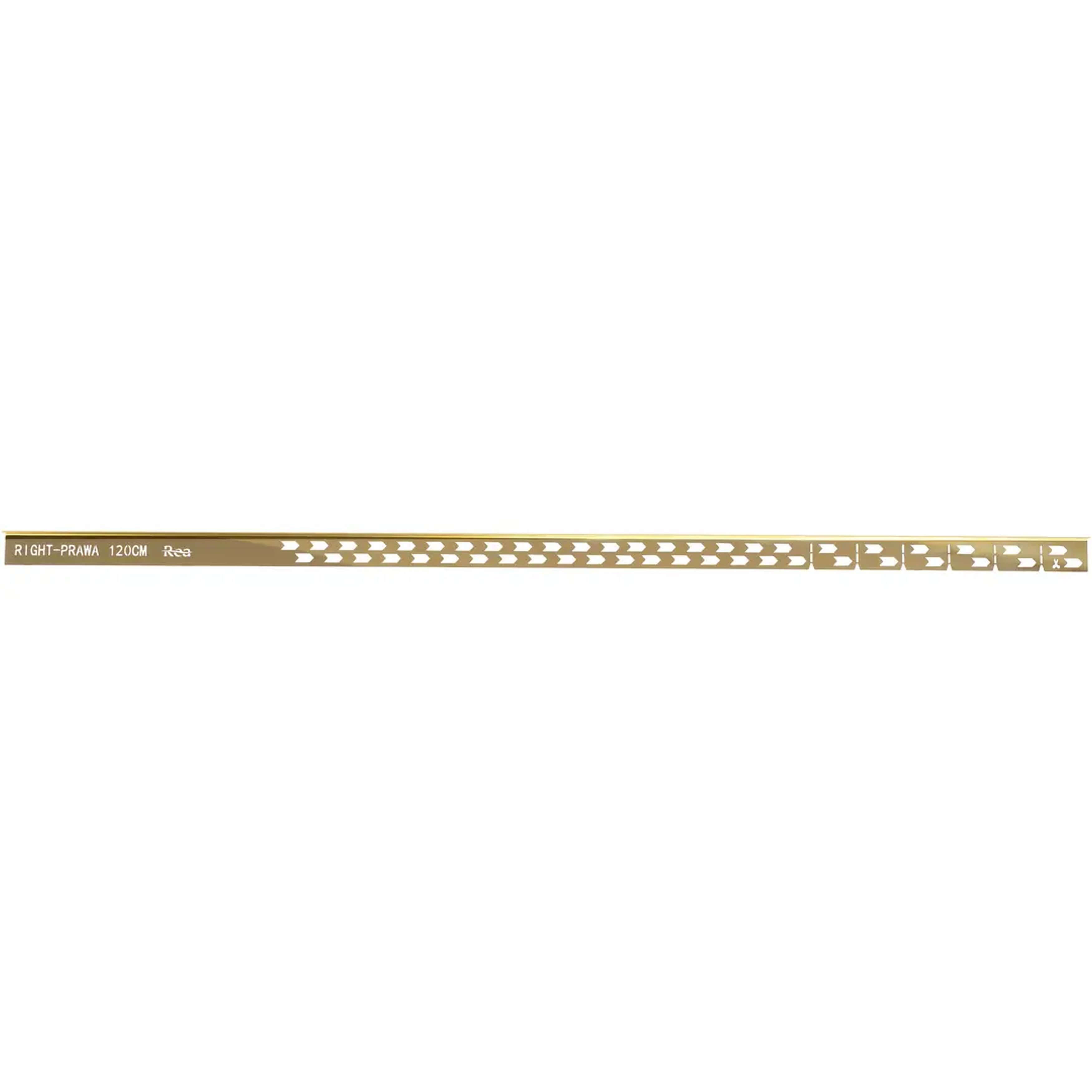 Rea spádová lišta 120 cm zlatá REA-K3205