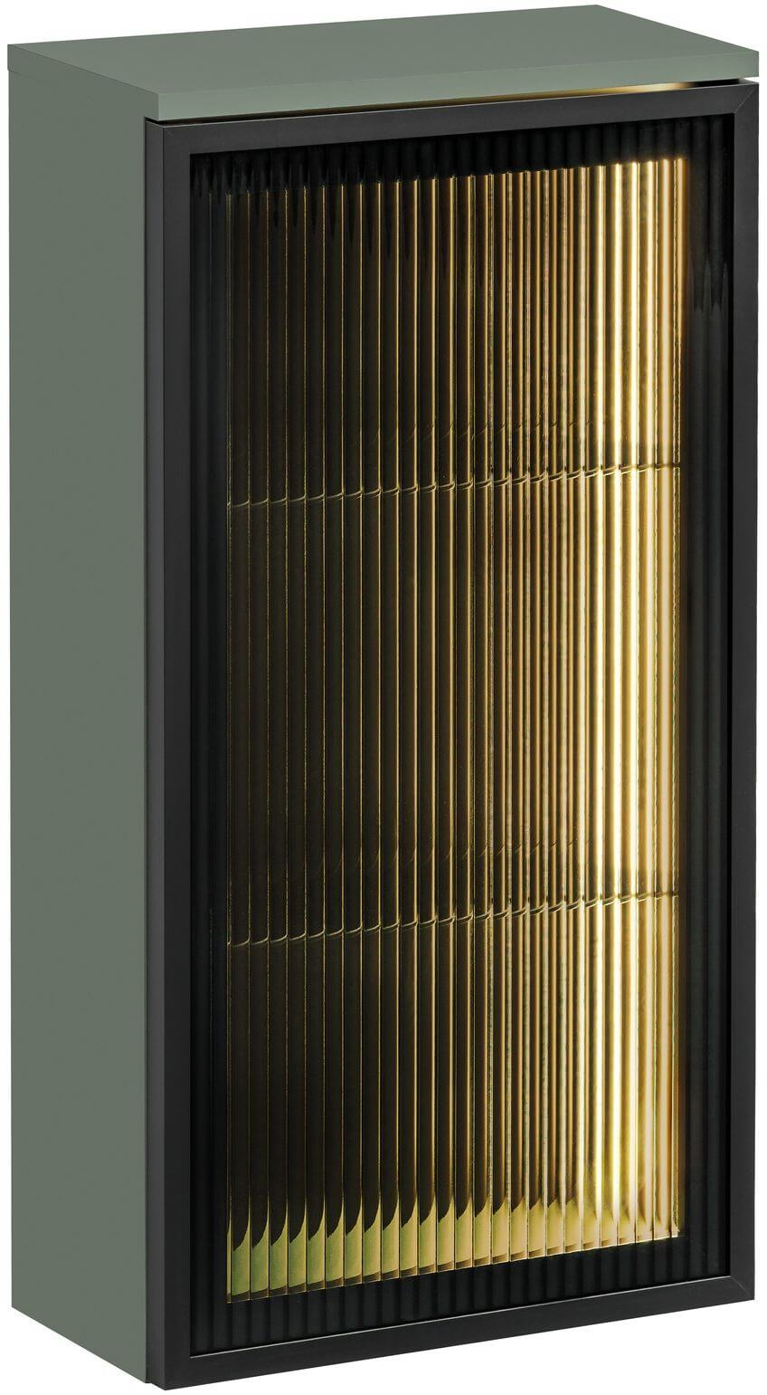 Comad Sombra Green skříňka 40x19x78 cm boční závěsná zelená SOMBRA GREEN 83-40-1DG