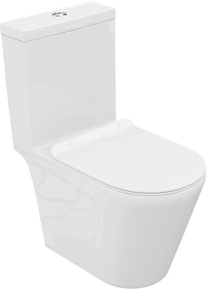 LaVita Prestige Form 3.0 kompaktní wc s deskou s pomalým sklápěním s vírovým splachováním bílá 5900378342991