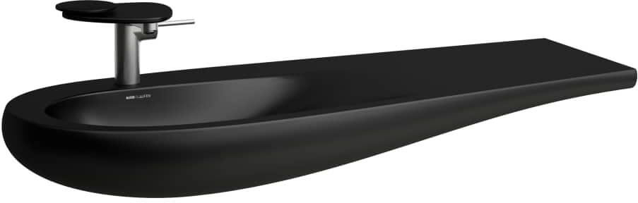 Laufen Il Bagno Alessi umyvadlo 120x50 cm klasický černá matný H8149737161091