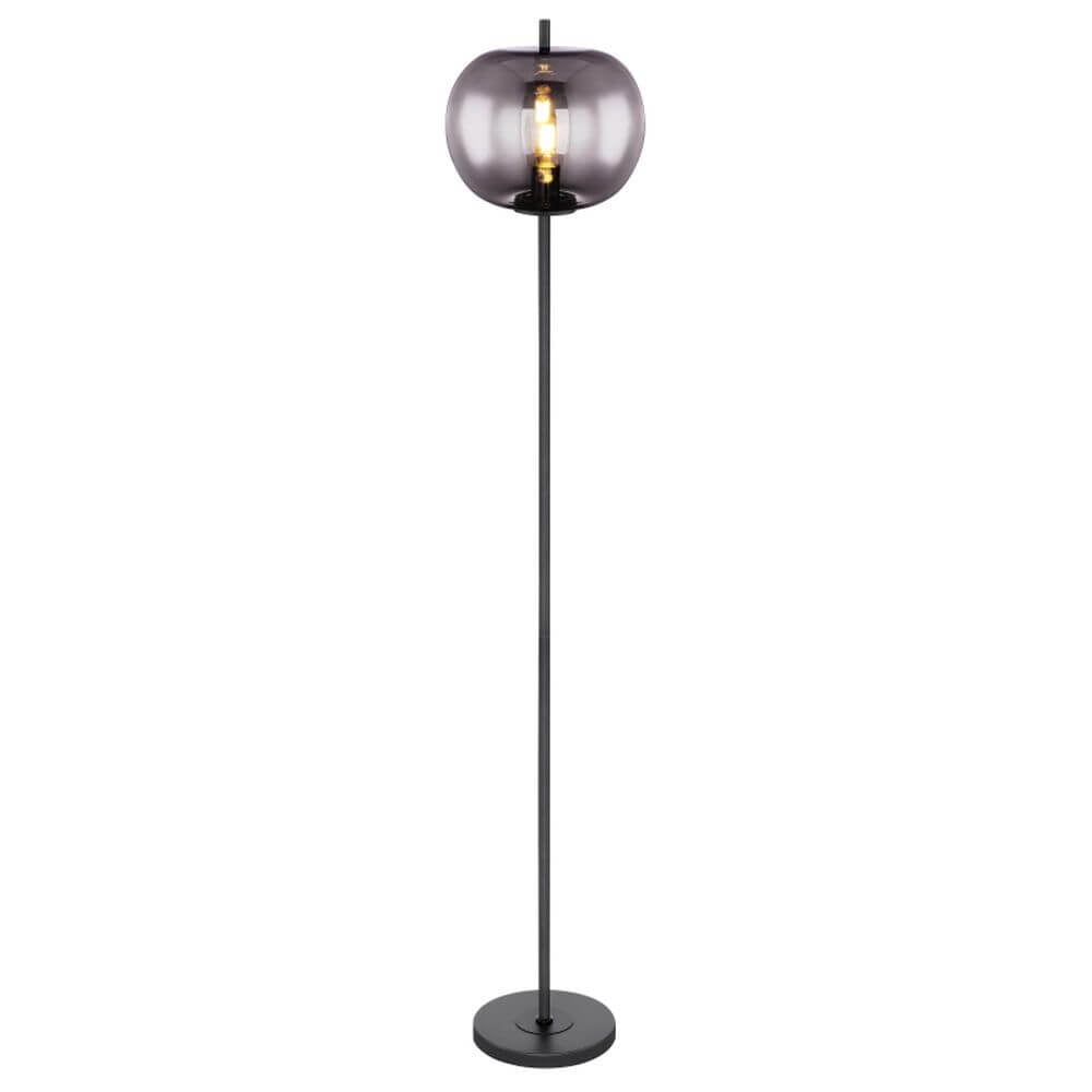 Globo Lighting Blacky podlahové světlo 1x60 W černá-kouřová 15345S