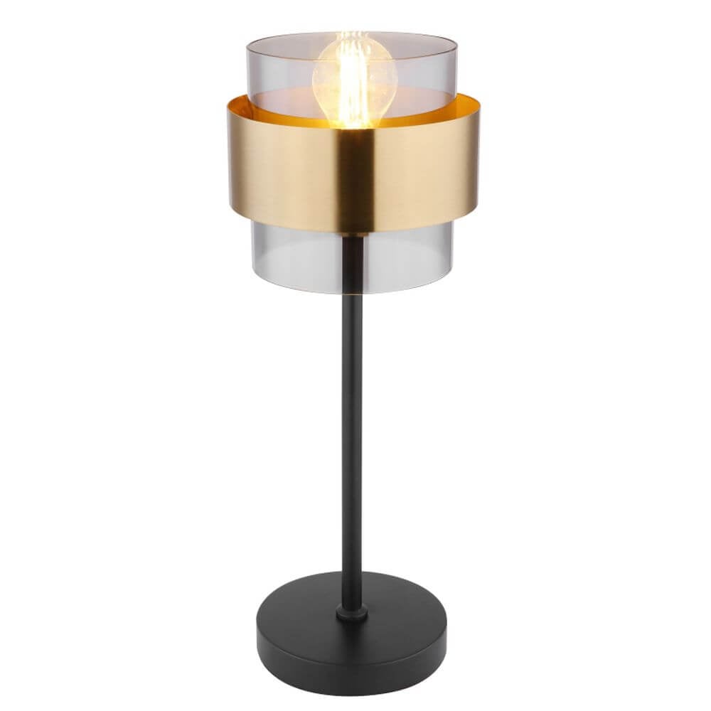 Globo Lighting Milley stolní lampa 1x60 W černá-zlatá 15560T