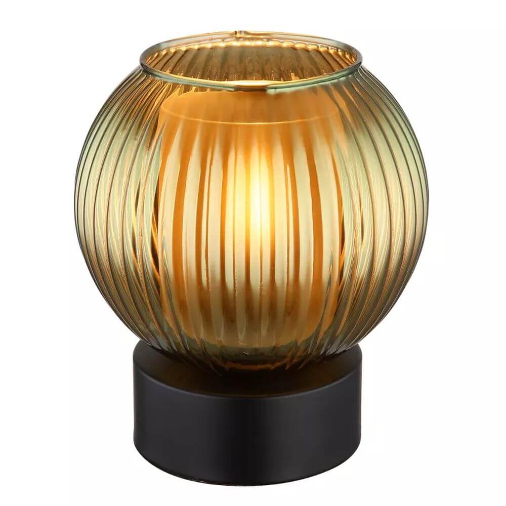 Globo Lighting Zumba stolní lampa 1x25 W černá-zelená 15638TG