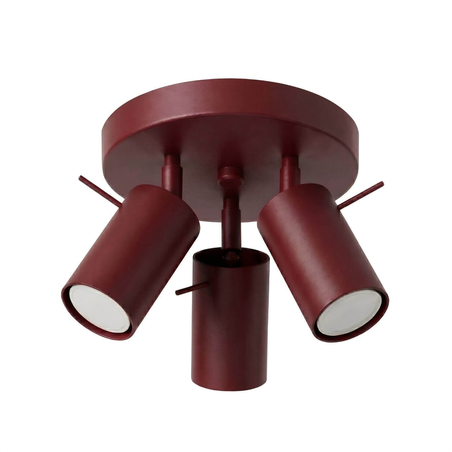 Sollux Lighting Ring stropní světlo 3x10 W vínová SL.2162