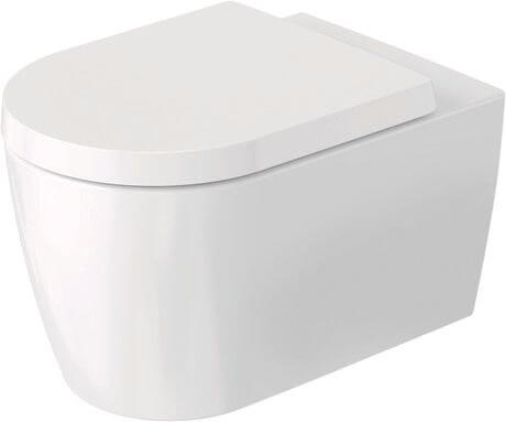 Duravit ME by Starck wc mísa se sedátkem s pomalým sklápěním závěsná bez splachovacího kruhu bílá lesk 490709AAA1