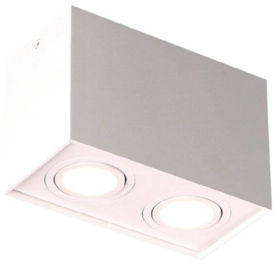 MaxLight Basic Square stropní světlo 2x50 W bílá C0088
