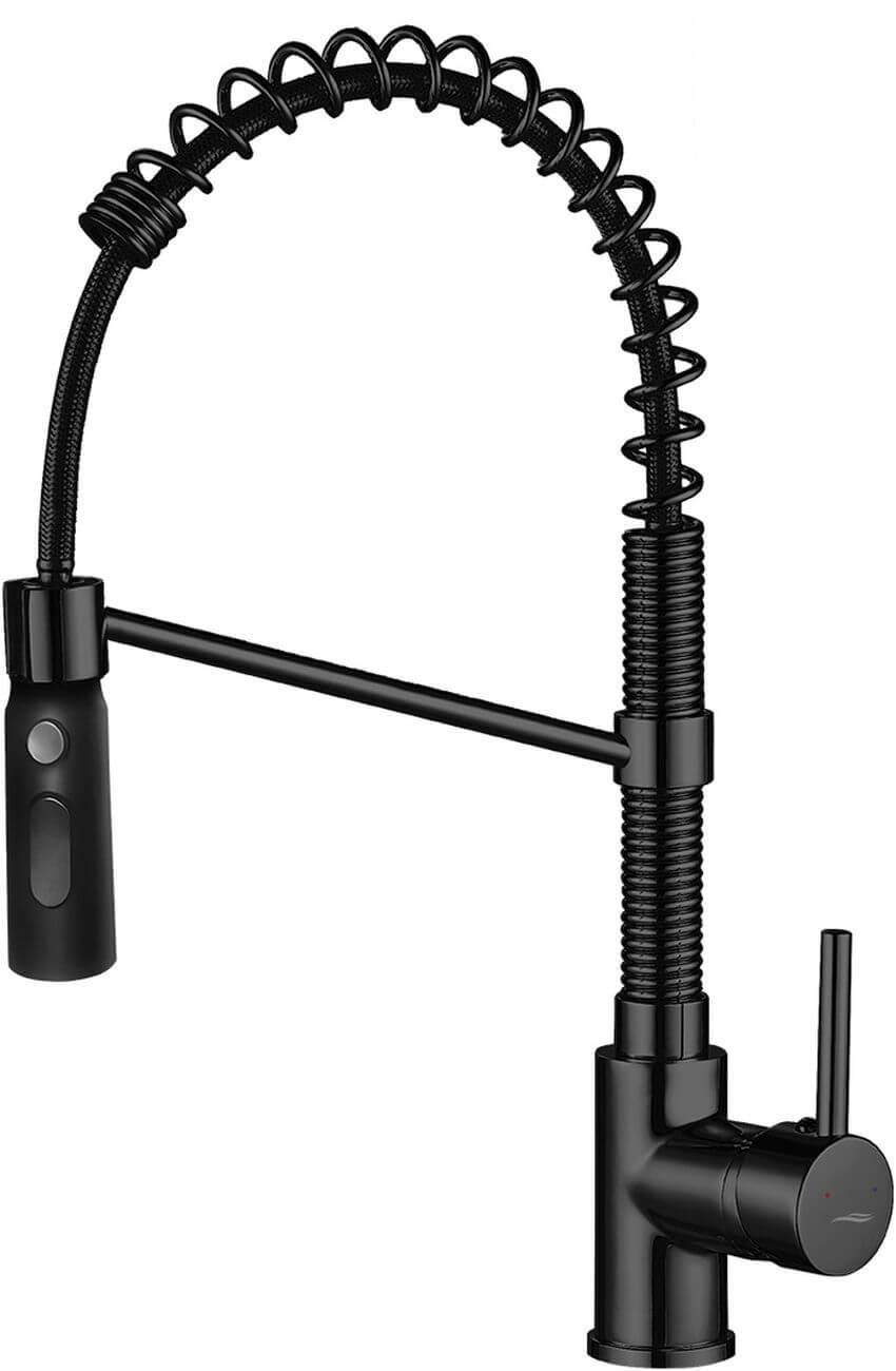 Kuchinox Serpen kuchyňská baterie stojící černá BKP_76SD