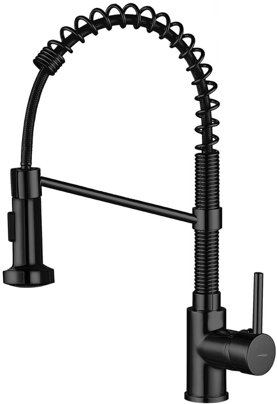Kuchinox Loco kuchyňská baterie stojící černá BQC_76SD