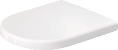 Duravit D-Code záchodové prkénko s pomalým sklápěním bílá 0028390000