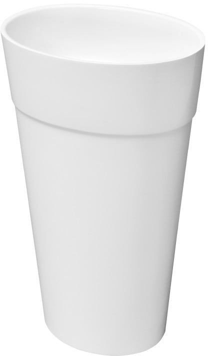 Besco Uniqa umyvadlo 46x32 cm oválné volně stojící bílá lesk #UMD-U-WOW