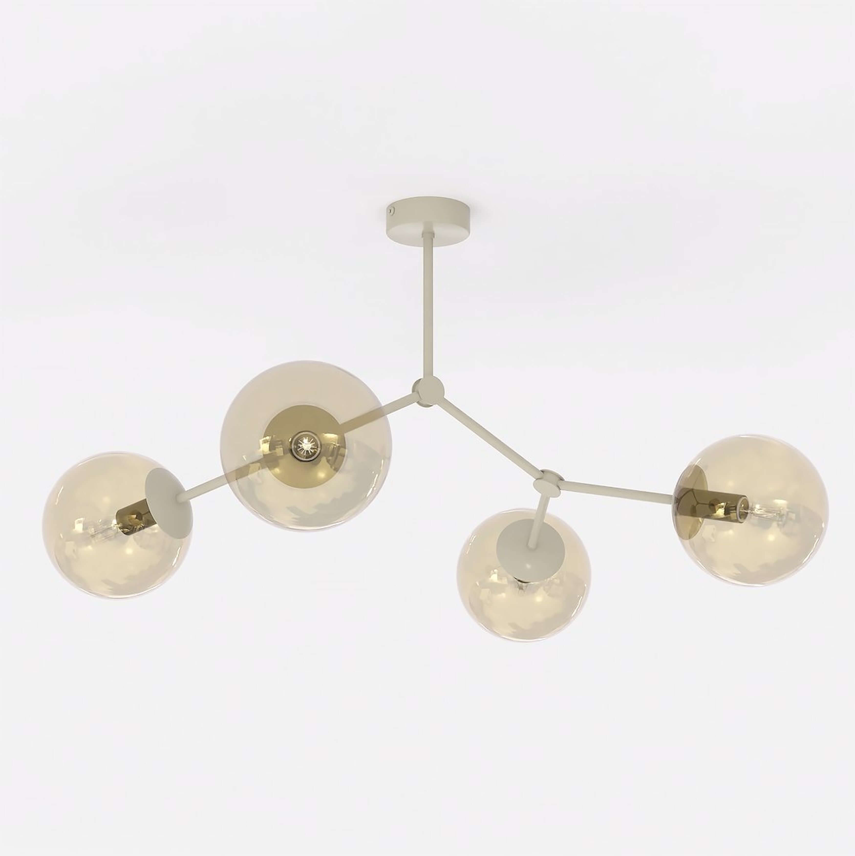 Emibig Space stropní světlo 4x10 W béžová 1702/4