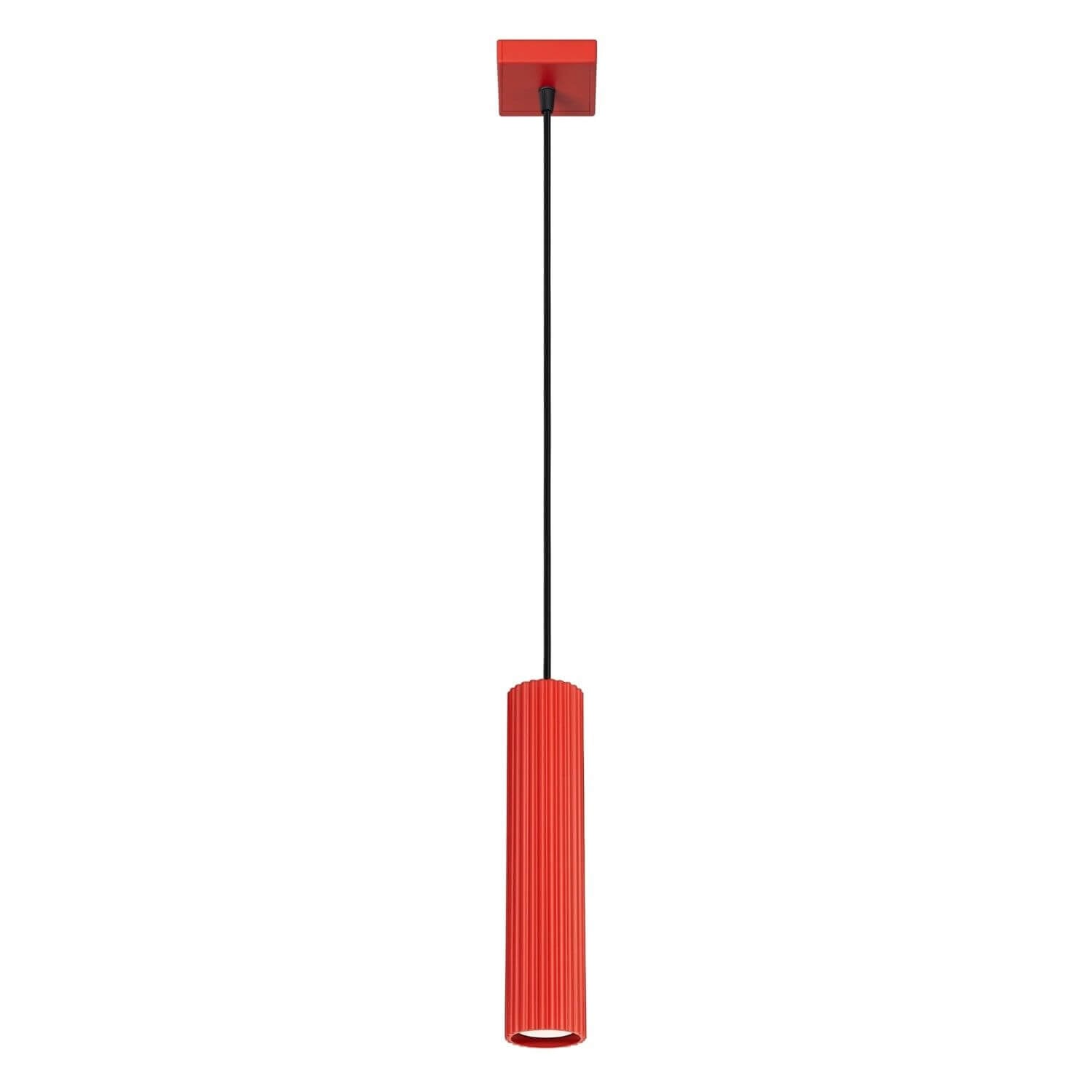 Sollux Lighting Karbon závěsné svítidlo 1x10 W červená SL.2335