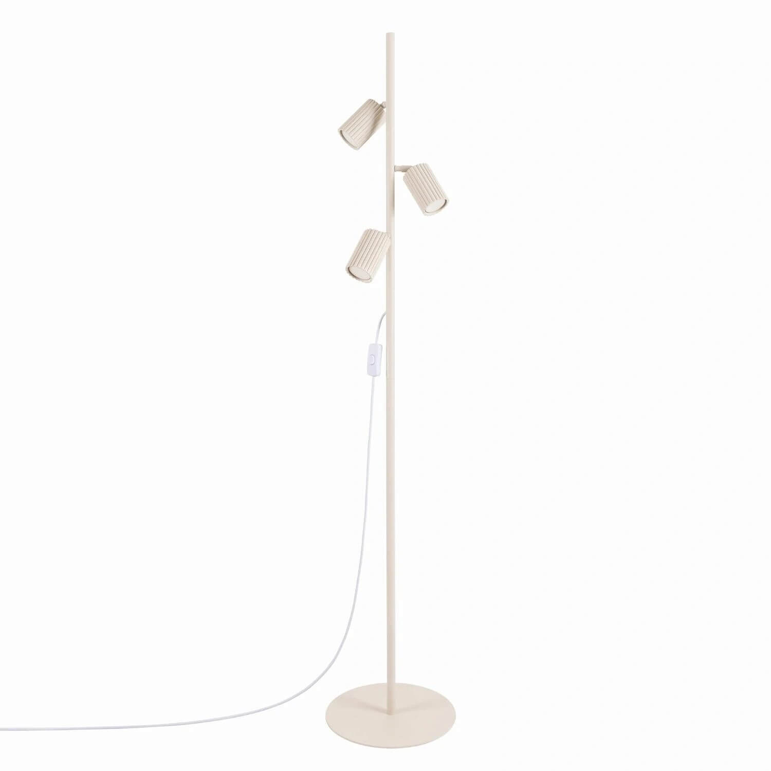 Sollux Lighting Karbon stojací lampa 3x10 W béžová SL.2018
