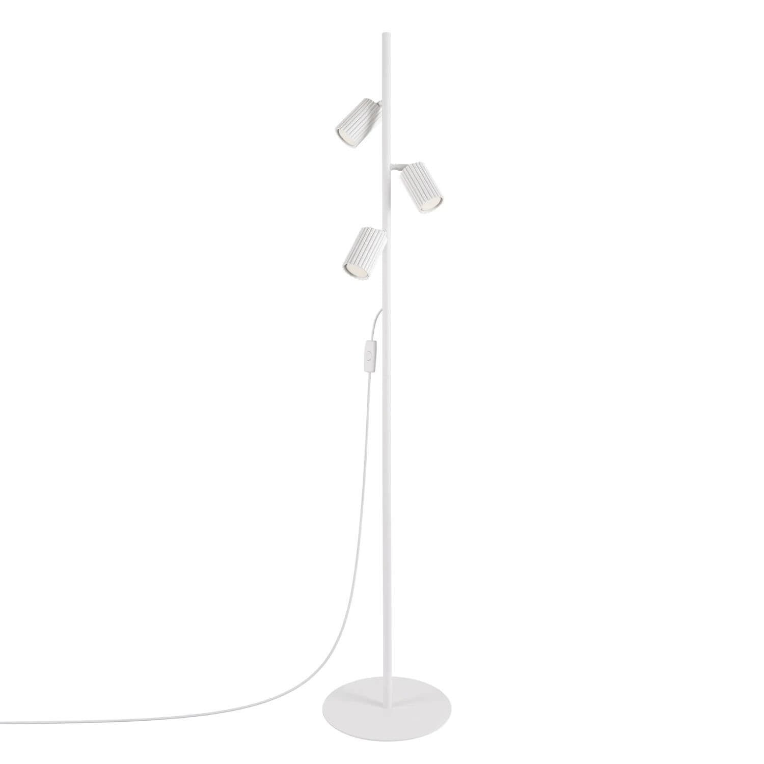 Sollux Lighting Karbon stojací lampa 3x10 W bílá SL.2014