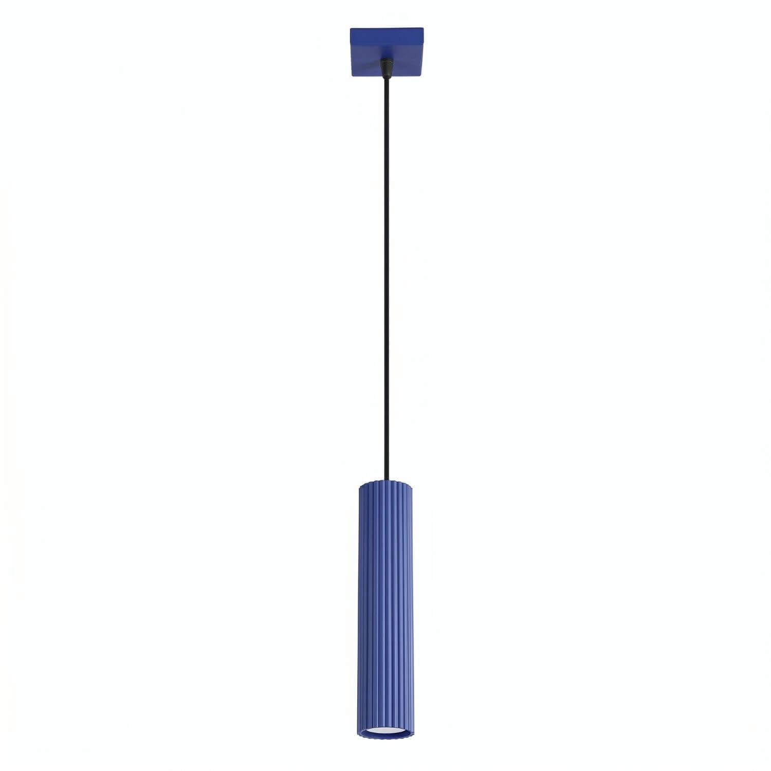 Sollux Lighting Karbon závěsné svítidlo 1x10 W modrá SL.2311