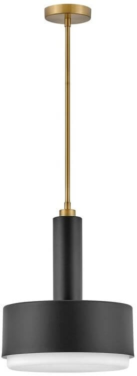 Elstead Lighting Cedric závěsné svítidlo 2x60 W černá HK-CEDRIC-P-M-BK