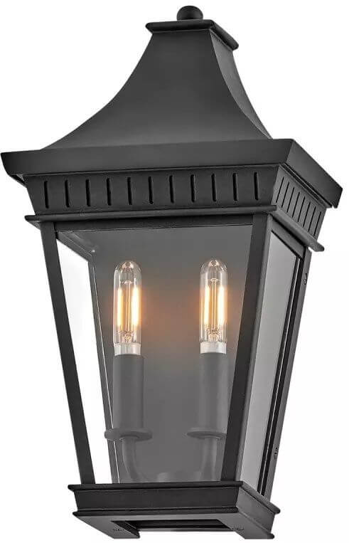 Elstead Lighting Chapel Hill venkovní nástěnné svítidlo 2x40 W černá HK-CHAPEL-HILL7-MB
