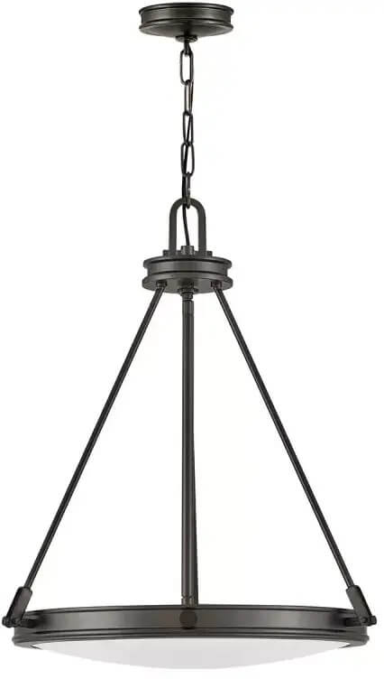 Elstead Lighting Collier závěsné svítidlo 4x40 W černá-opálová HK-COLLIER-P-BX