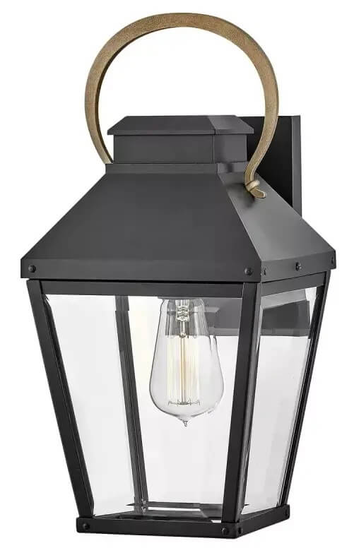 Elstead Lighting Dawson venkovní nástěnné svítidlo 1x40 W černá-hnědá HK-DAWSON-M