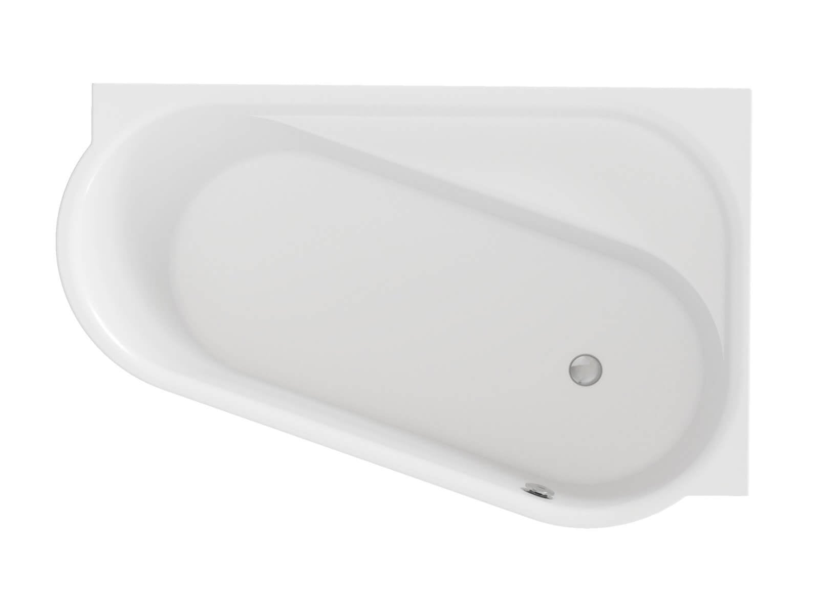 Ravak ARC rohová vana 170x105 cm Pravostranná bílá CF81000000