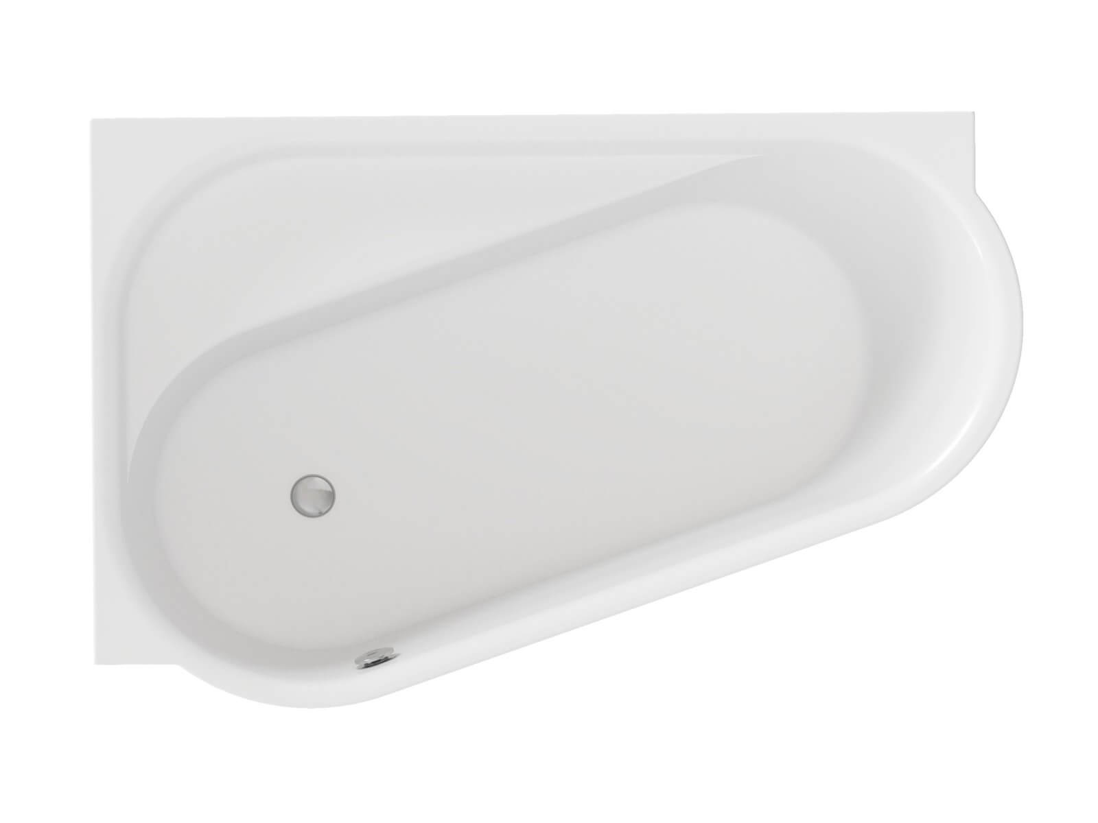 Ravak ARC rohová vana 160x105 cm Levostranná bílá CF51000000