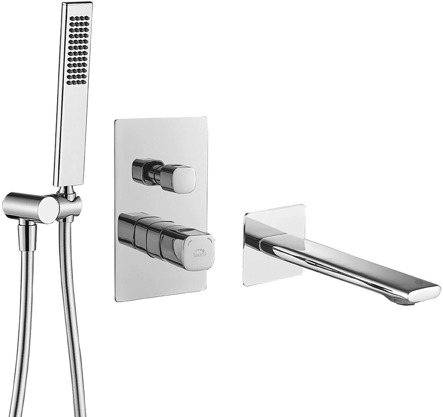 Laveo Tores sprchová sada pod omítku chrom BVT_011P