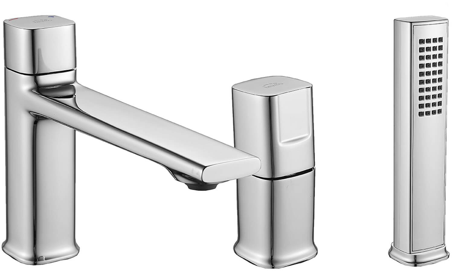 Laveo Tores vanová baterie na vanu chrom BVT_013D