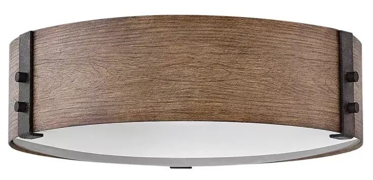 Elstead Lighting Sawyer nástěnné svítidlo 3x40 W dřevo-železo HK-SAWYER-F-M-SQ
