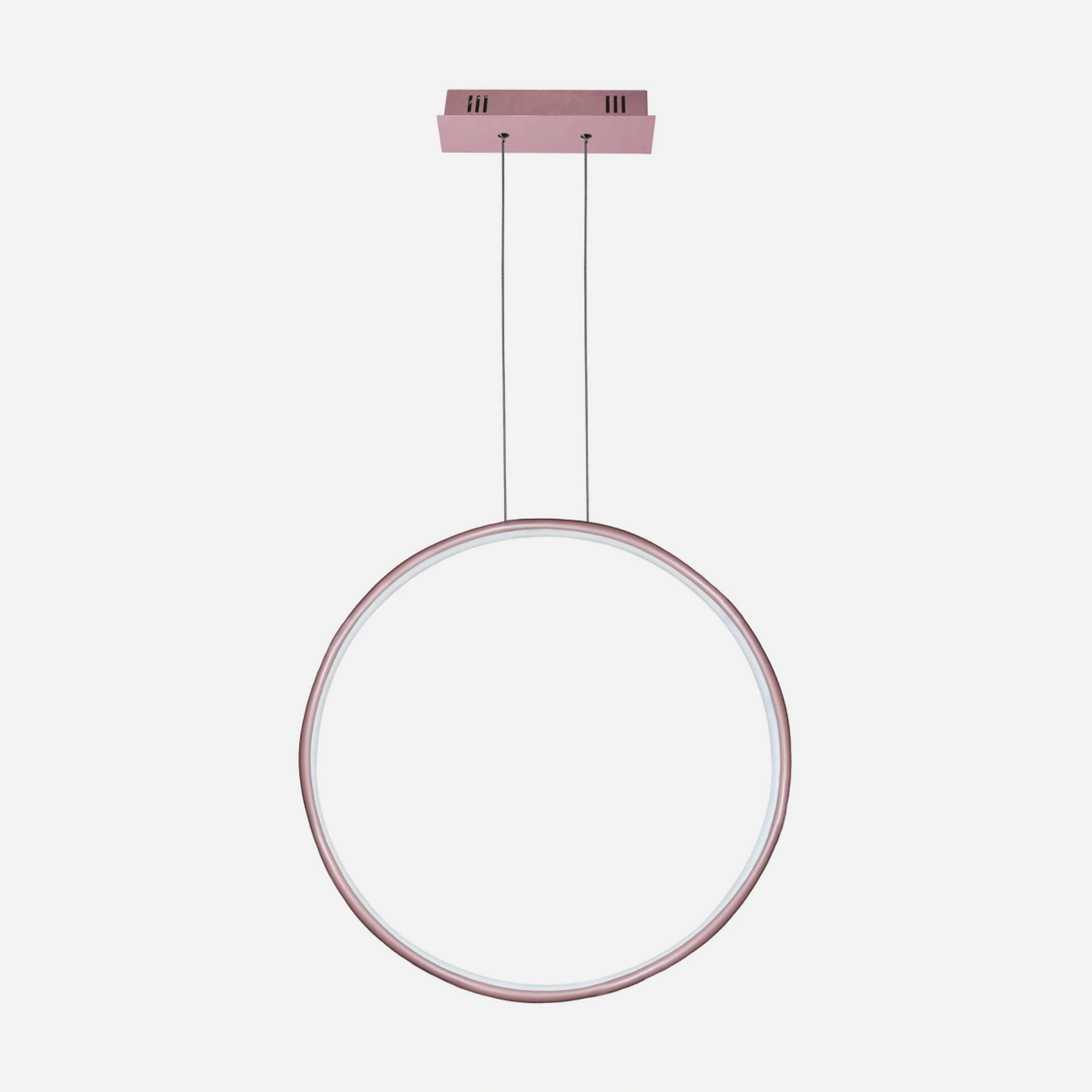 Altavola Design Led Shape závěsné svítidlo 1x30 W růžová-zlatá LA073/X_80_in_3k_rose_gold_dimm