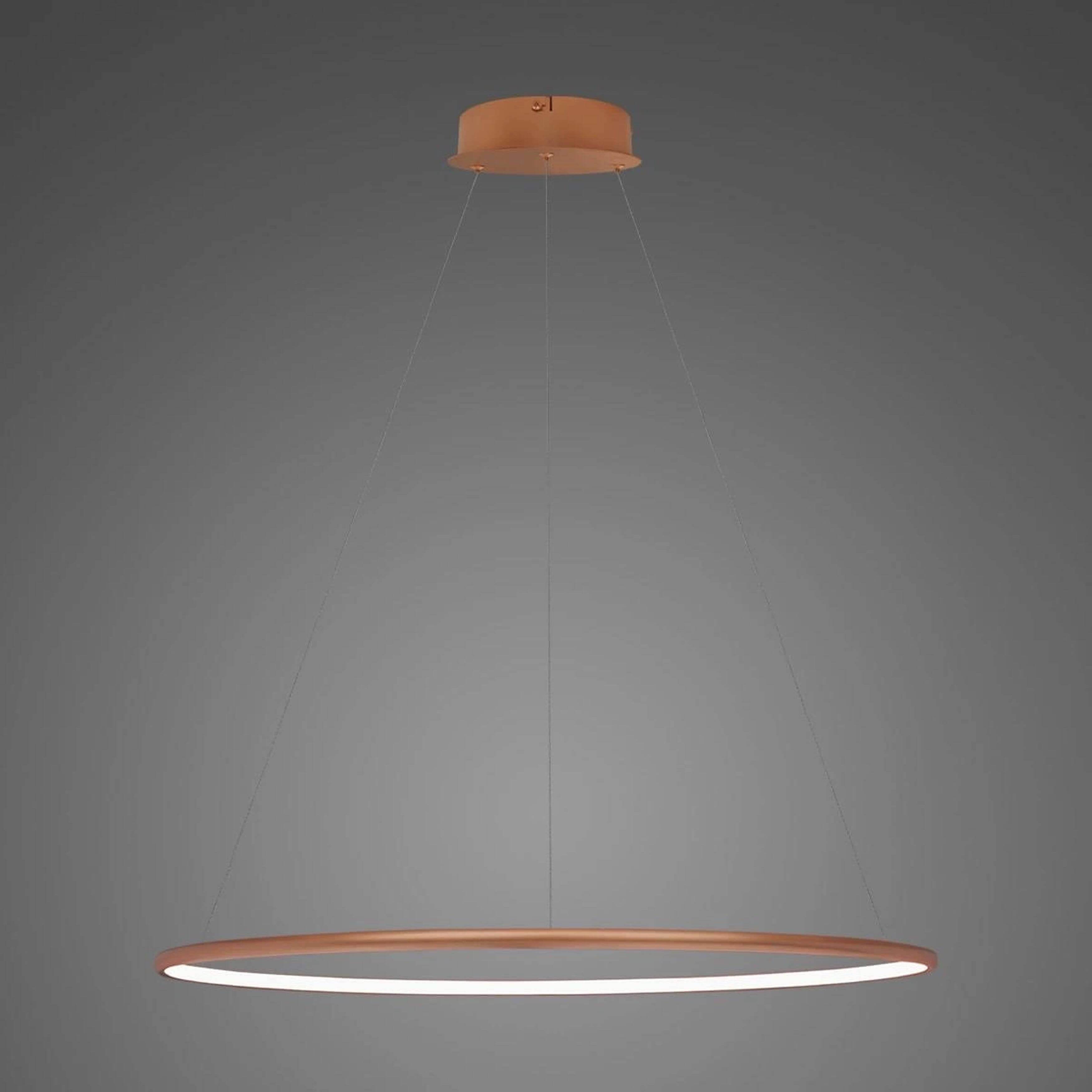 Altavola Design Led Shape závěsné svítidlo 1x30 W měděná LA073/P_80_in_4k_copper_dimm