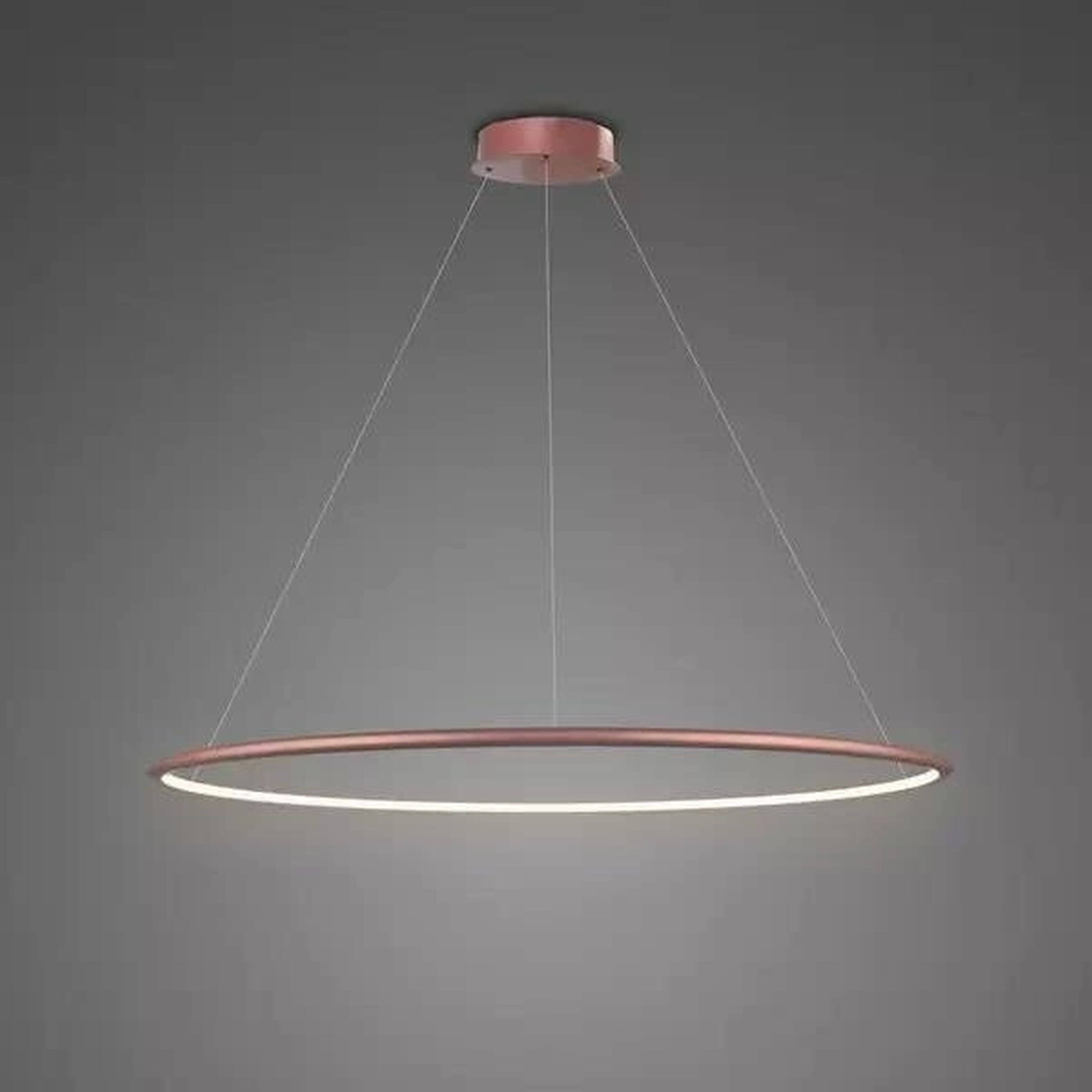 Altavola Design Ledowe Okręgi závěsné svítidlo 1x W růžové zlato LA073/P_80_in_3k_rose_gold_Dali