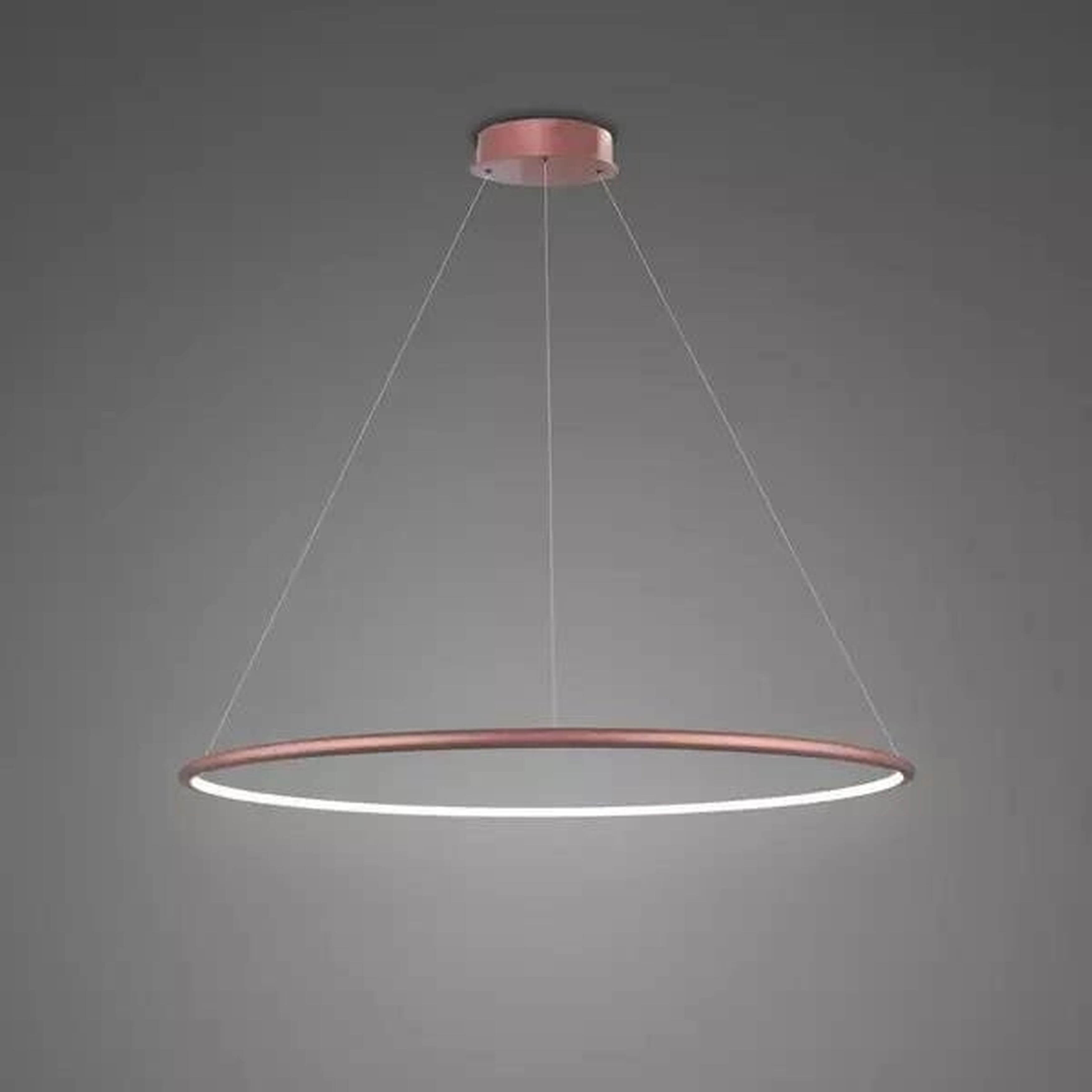Altavola Design Ledowe Okręgi závěsné svítidlo 1x23 W růžové zlato LA073/P_60_in_3k_rose_gold