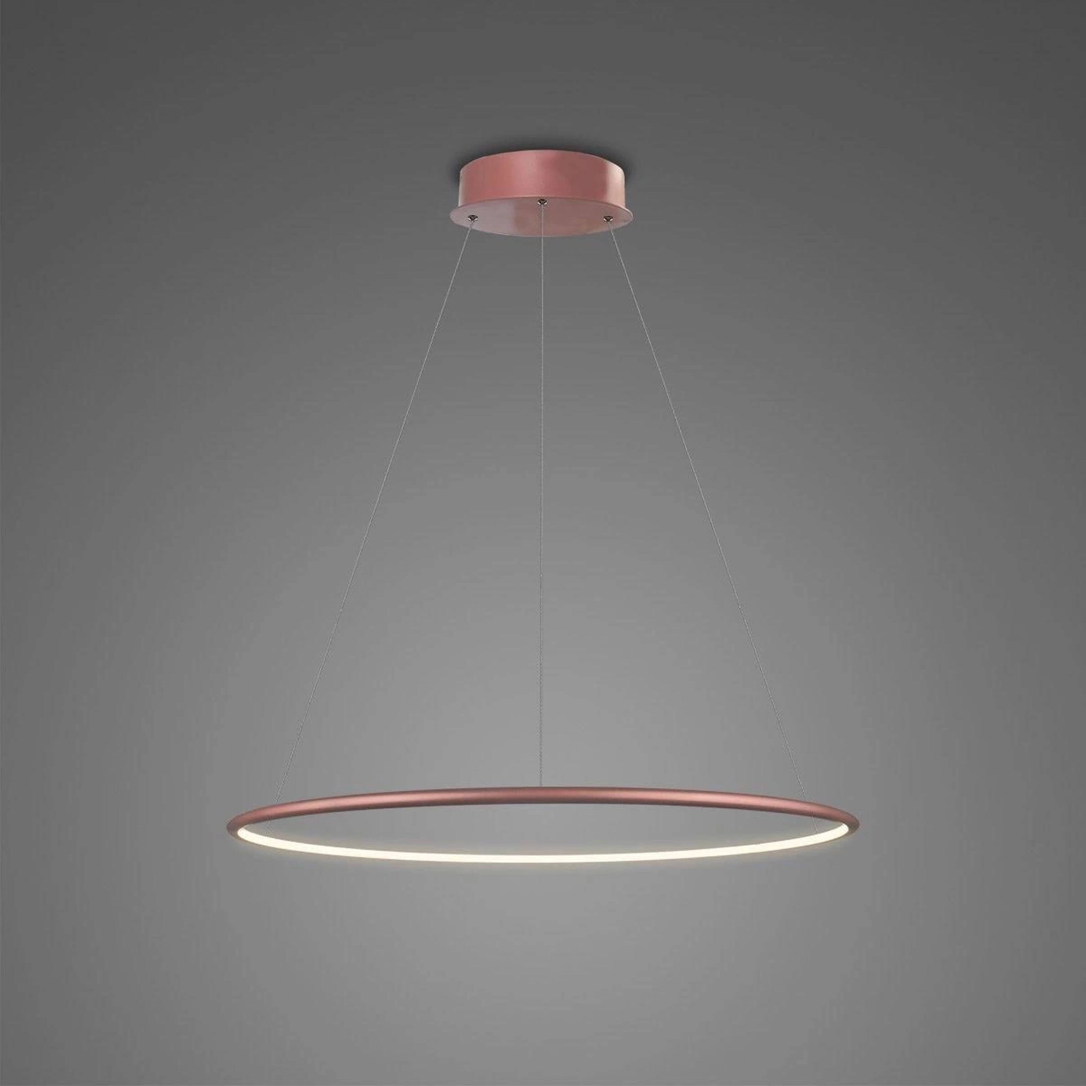 Altavola Design Ledowe Okręgi závěsné svítidlo 1x W růžové zlato LA073/P_40_in_3k_rose_gold_Dali