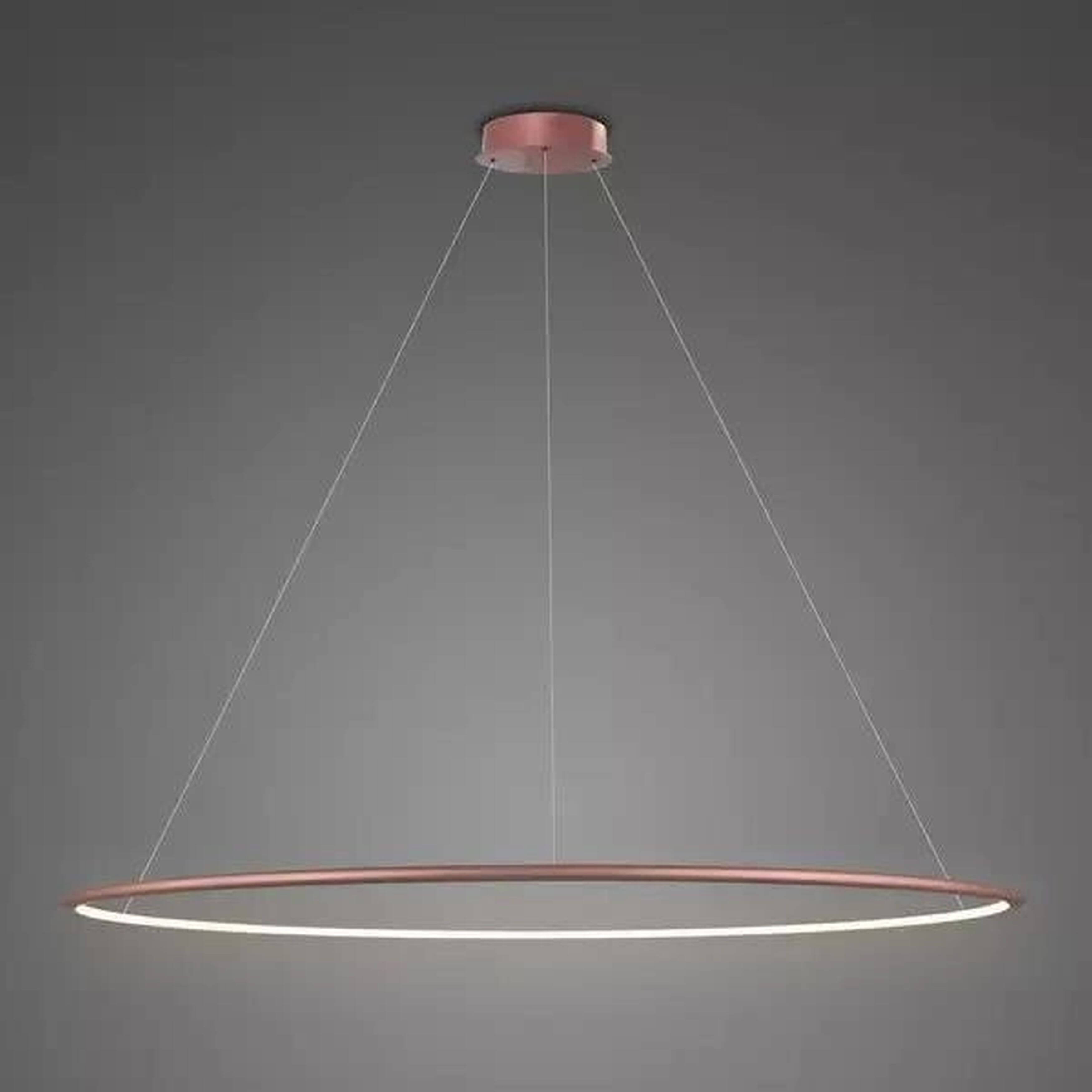 Altavola Design Ledowe Okręgi závěsné svítidlo 1x57 W růžové zlato LA073/P_150_in_4k_rose_gold