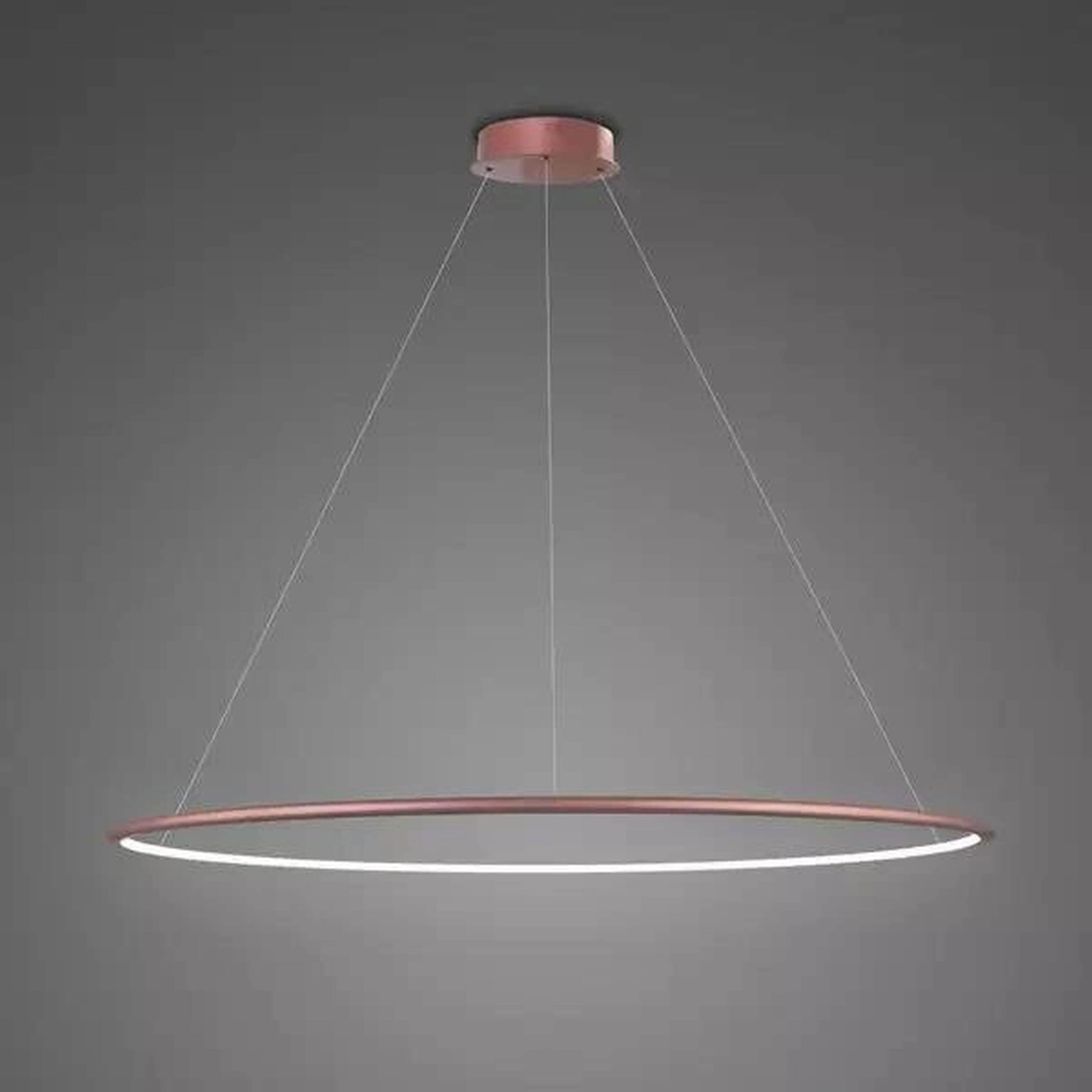 Altavola Design Ledowe Okręgi závěsné svítidlo 1x45 W růžová-zlatá LA073/P_120_in_3k_rose_gold