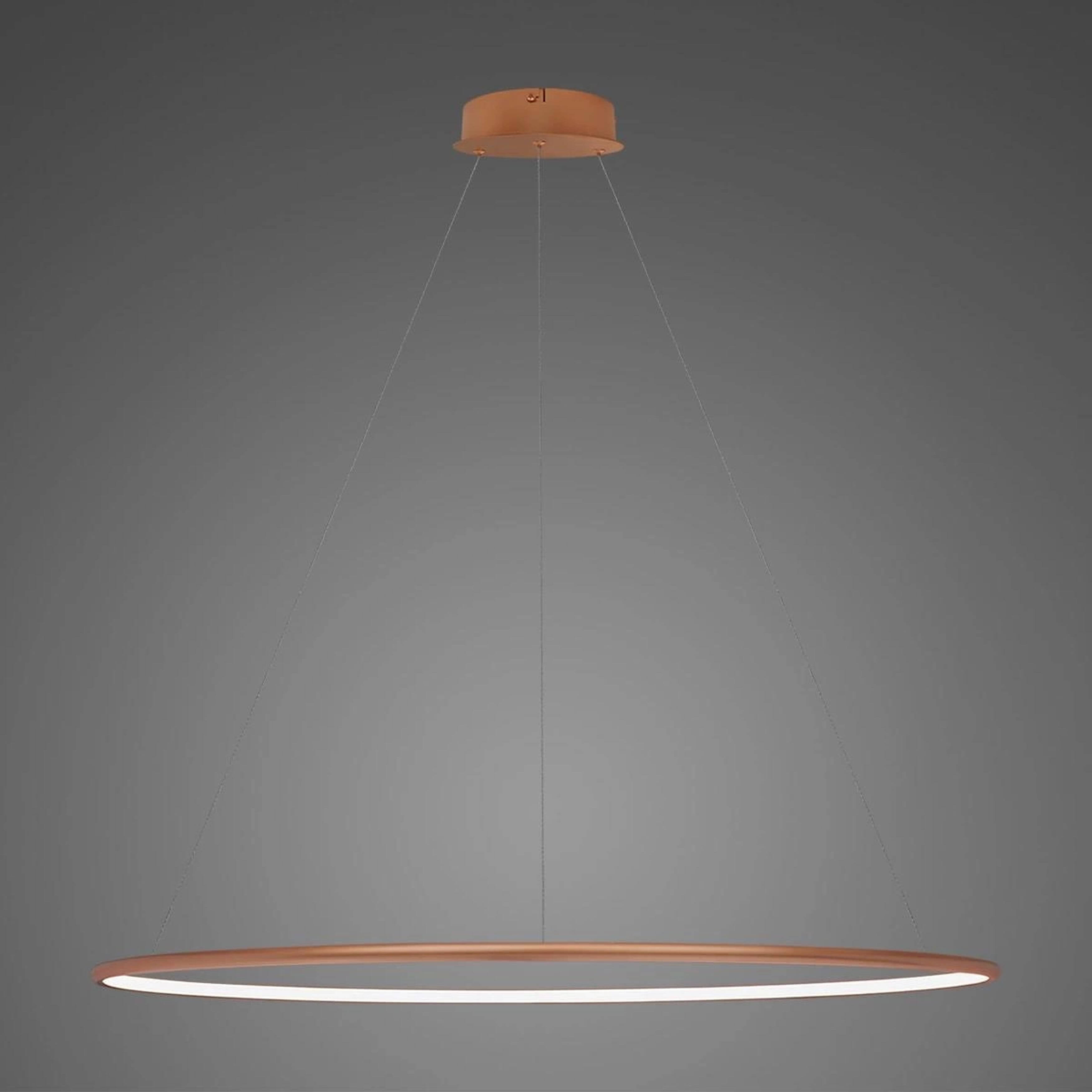 Altavola Design Led Shape závěsné svítidlo 1x45 W měděná LA073/P_120_in_3k_copper_dimm