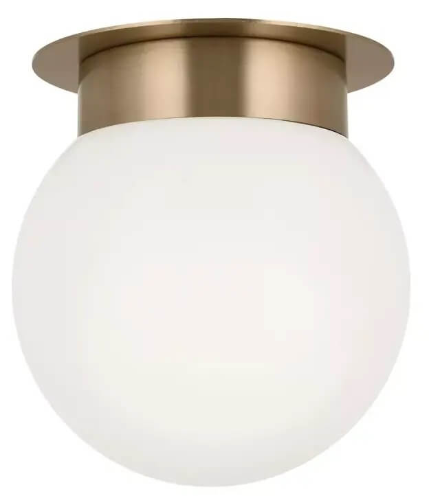 Elstead Lighting Albers stropní světlo 1x40 W opálová-hnědá KL-ALBERS-F-G-CPZ