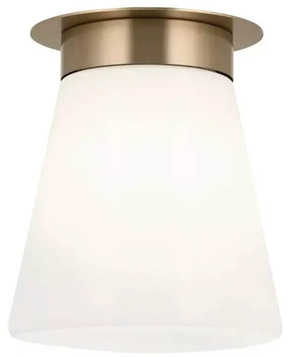 Elstead Lighting Albers stropní světlo 1x40 W opálová-hnědá KL-ALBERS-F-T-CPZ