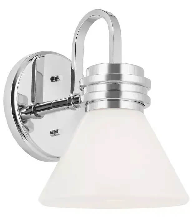 Elstead Lighting Farum nástěnné svítidlo 1x3 W bílá-chrom KL-FARUM1-CH