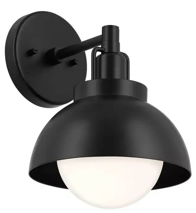 Elstead Lighting Niva nástěnné svítidlo 1x40 W černá KL-NIVA-1W-1P-BK