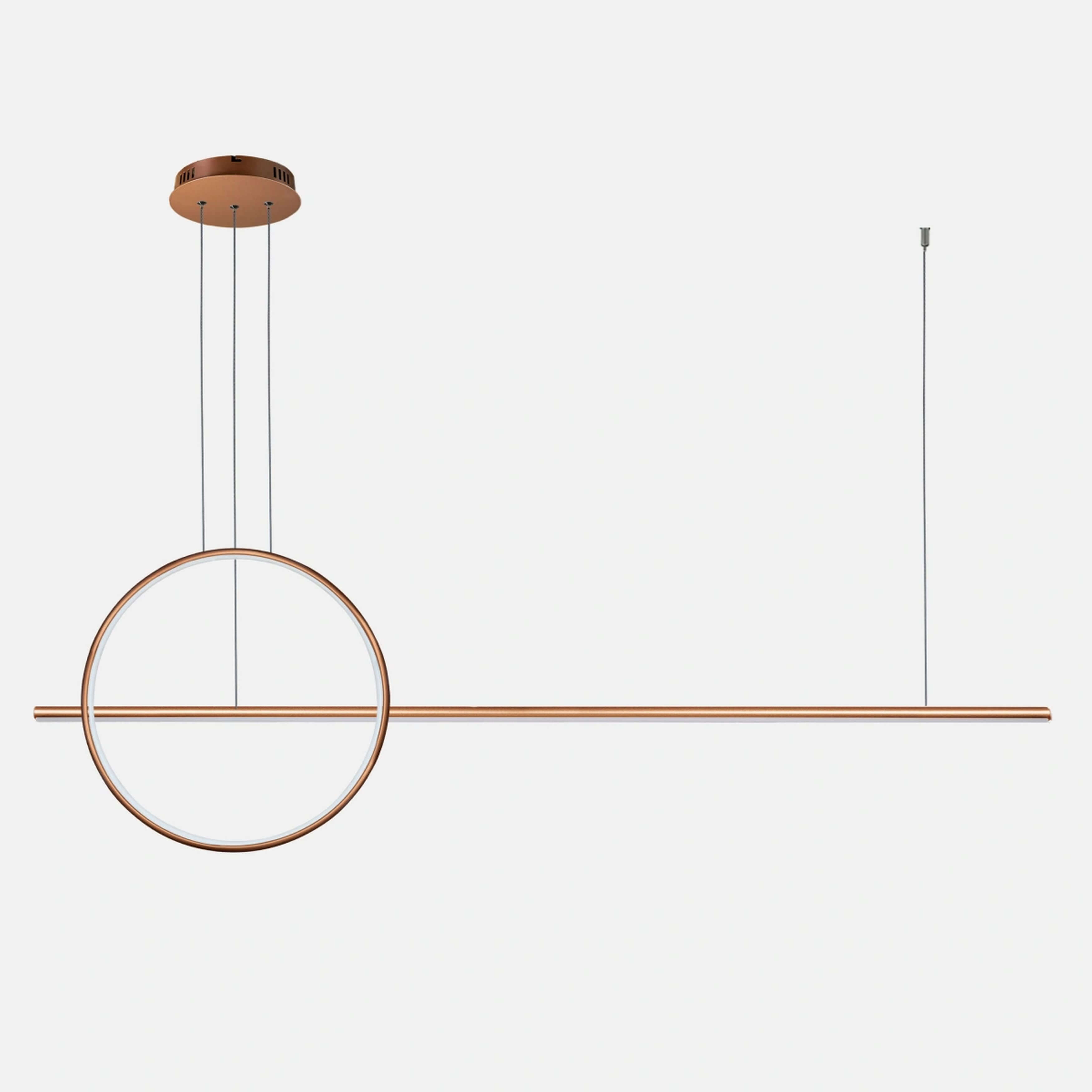 Altavola Design Linea závěsné svítidlo 1x W měděná LA087/PX143_40_3k_copper_Dali