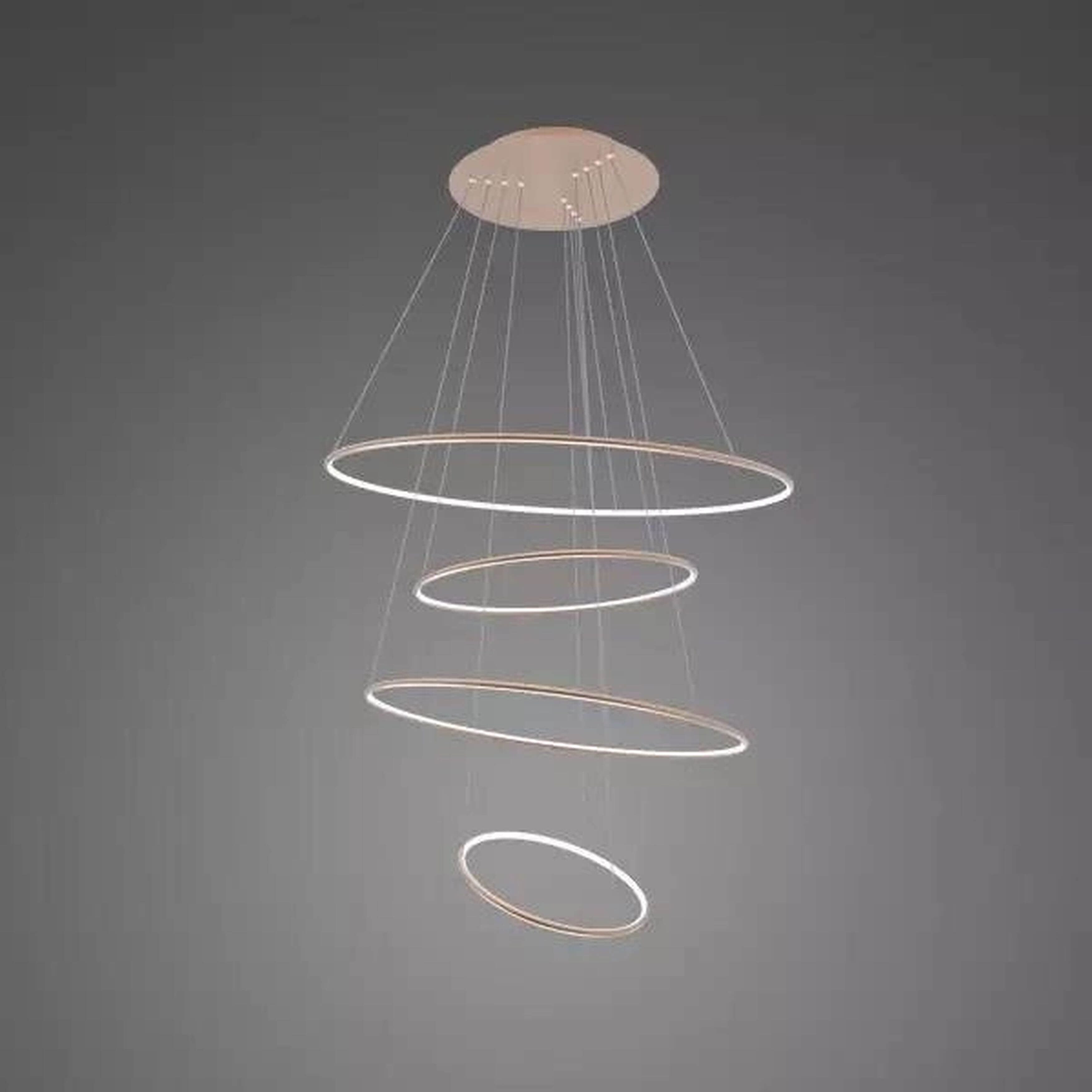 Altavola Design Ledowe Okręgi závěsné svítidlo 1x W měděná LA084/P_100_in_4k_copper_Dali