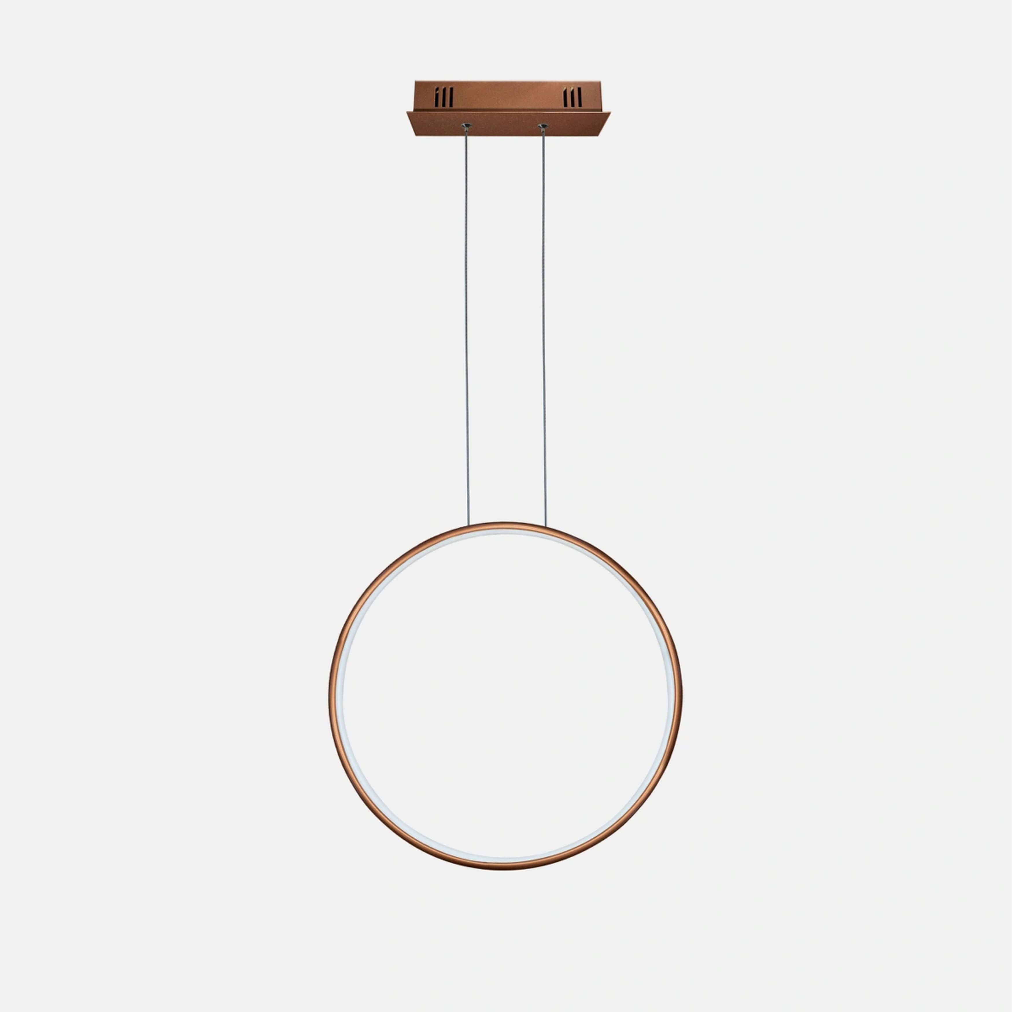 Altavola Design Ledowe Okręgi závěsné svítidlo 1x W měděná LA073/X_40_in_4k_copper_Dali